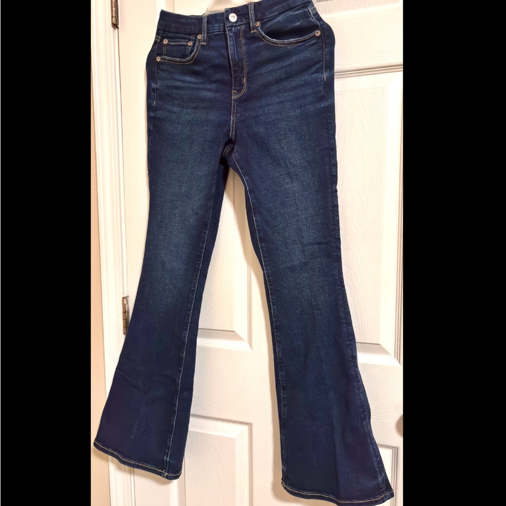 American Eagle Outfitters Dark Blue Flare Jeans